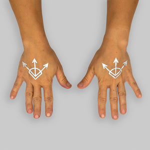 Silver Sigil Temporary Tattoos