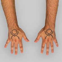 Load image into Gallery viewer, Gray Sigil Temporary Tattoos
