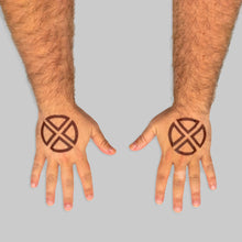 Load image into Gallery viewer, Brown Sigil Temporary Tattoos
