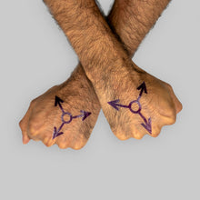 Load image into Gallery viewer, Violet Sigil Temporary Tattoos
