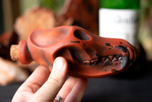 Load image into Gallery viewer, Wolf Skull Flask
